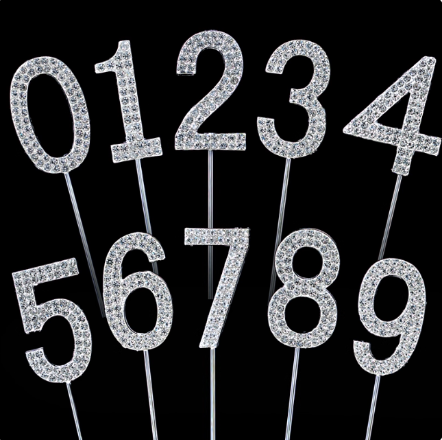 Number Cake Topper