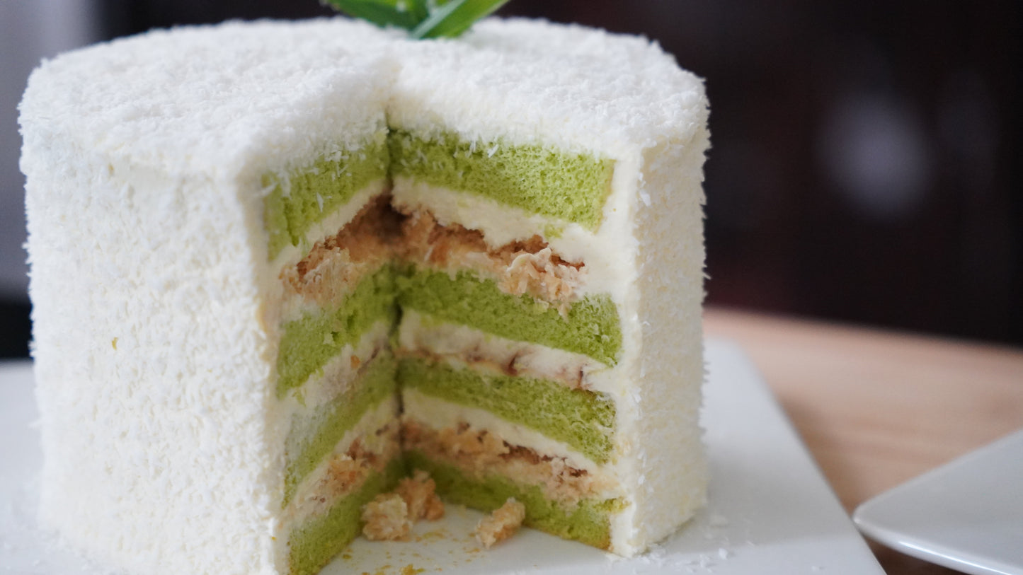 Ondeh-Ondeh Pandan Cake